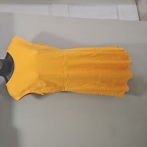 New York and Company Mustard Dress PL